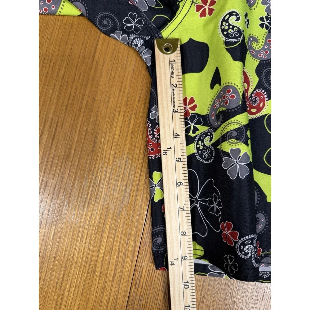 Katin Boardshorts 36 Skull Paisley Clover Surf Y2K‎ Tattoo Punk Board Shorts